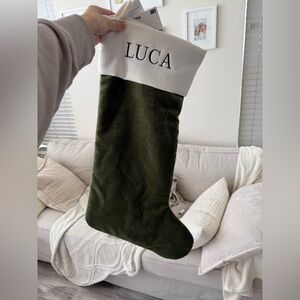 Pottery Barn Custom Stocking size Large
